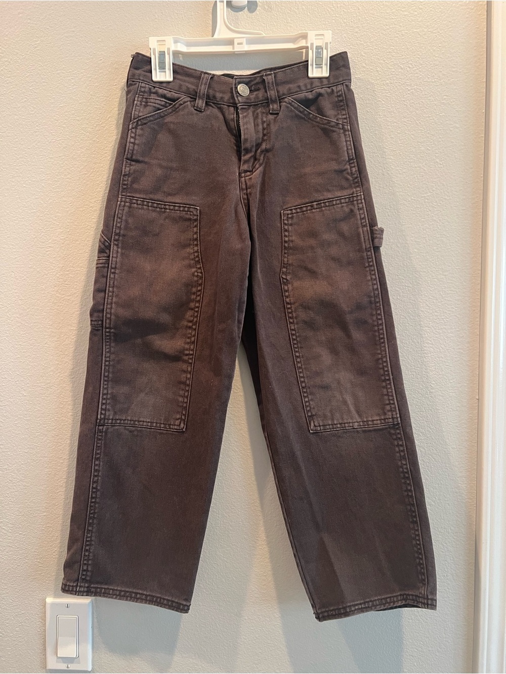 Boys size 8 RSQ extra baggy black jeans